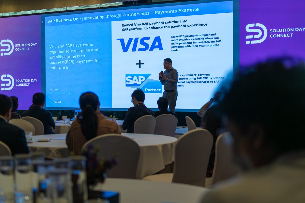 SAP and Visa partnership session at Solution Day Connect Bangkok